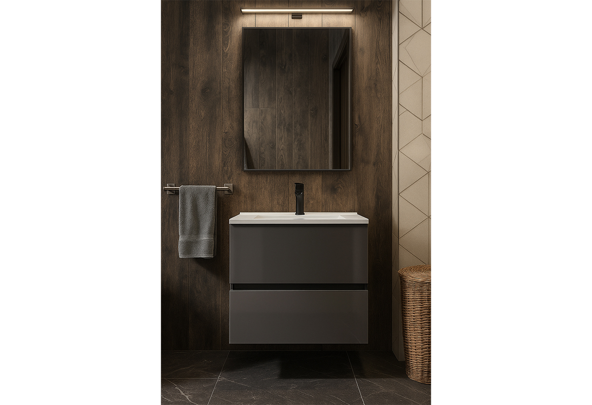 Απεικονίζεται το έπιπλο σε μπάνιο.